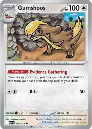 Gumshoos 110/132 Mega Evolution