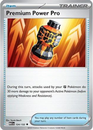 Premium Power Pro 124/132 - Reverse Holofoil Mega Evolution