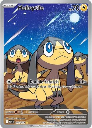 Helioptile 143/132 - Holofoil Mega Evolution