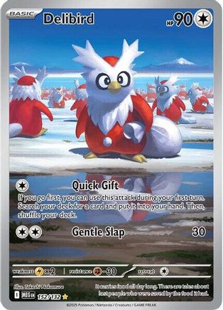Delibird 152/132 - Holofoil Mega Evolution