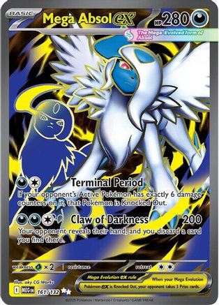 Mega Absol ex 161/132 - Holofoil Mega Evolution