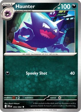 Haunter 055/094 - Reverse Holofoil Phantasmal Flames