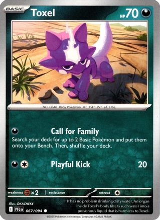 Toxel 067/094 - Reverse Holofoil Phantasmal Flames