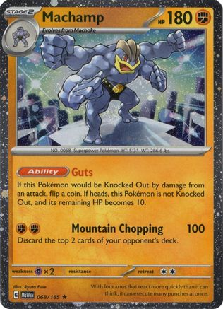Machamp 068/165 (Cosmos Holo) (Cosmos Holo) 068/165 - Holofoil Miscellaneous Cards & Products