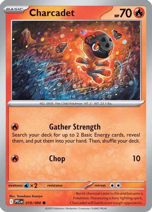 Charcadet 019/094 - Reverse Holofoil Phantasmal Flames