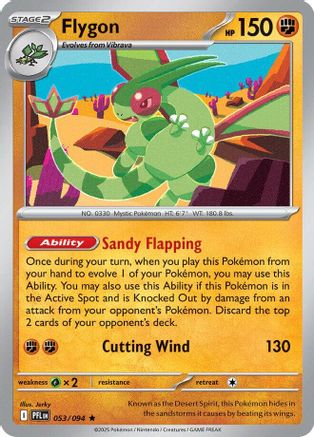Flygon 053/094 - Reverse Holofoil Phantasmal Flames