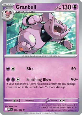 Granbull 038/094 Phantasmal Flames