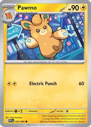 Pawmo 033/094 - Reverse Holofoil Phantasmal Flames
