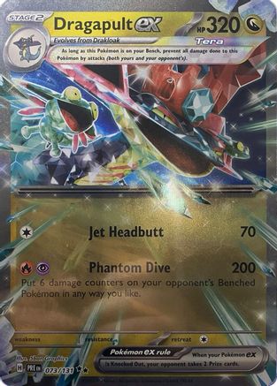Dragapult ex 073/131 - Holofoil Jumbo Cards