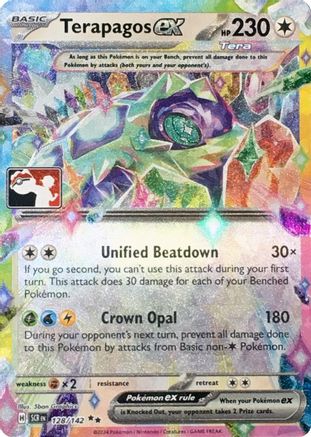 Terapagos ex (Series 7) 128/142 - Holofoil Prize Pack Series Cards