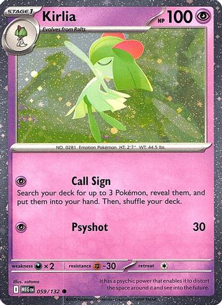 Kirlia (Cosmos Holo) 059 - Holofoil Miscellaneous Cards & Products