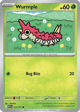 Wurmple 011/217 Ascended Heroes