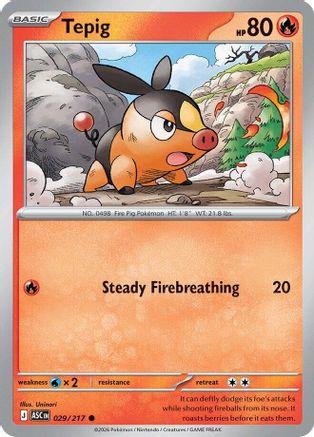 Tepig 029/217 Ascended Heroes