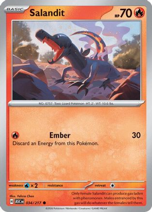 Salandit 034/217 Ascended Heroes
