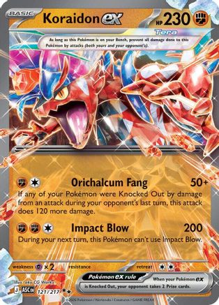 Koraidon ex 121/217 - Holofoil Ascended Heroes
