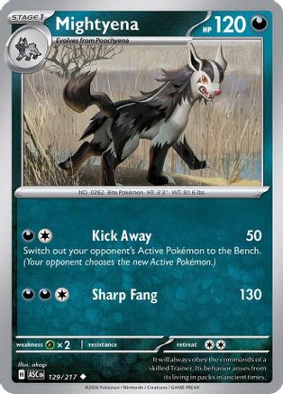Mightyena 129/217 Ascended Heroes