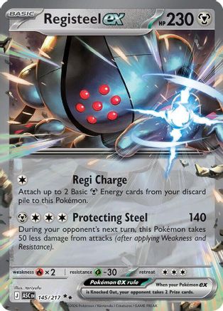 Registeel ex 145/217 - Holofoil Ascended Heroes