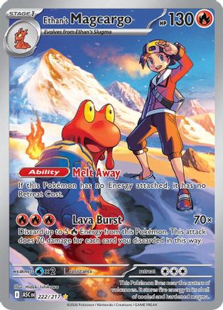 Ethan's Magcargo 222/217 - Holofoil Ascended Heroes