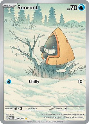 Snorunt 227/217 - Holofoil Ascended Heroes