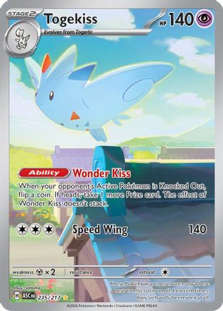 Togekiss 235/217 - Holofoil Ascended Heroes