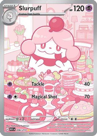 Slurpuff 236/217 - Holofoil Ascended Heroes