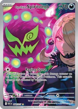Cynthia's Spiritomb 244/217 - Holofoil Ascended Heroes