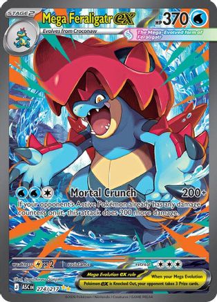 Mega Feraligatr ex 274/217 - Holofoil Ascended Heroes