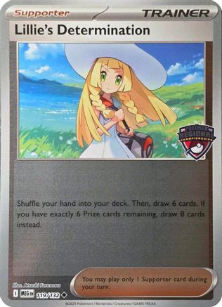 Lillie's Determination (Regional Championships) 119 - Reverse Holofoil League & Championship Cards
