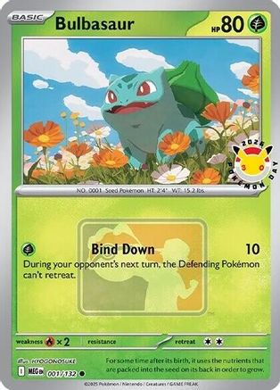 Bulbasaur (Pokemon Day 2026) 001 - Holofoil Miscellaneous Cards & Products