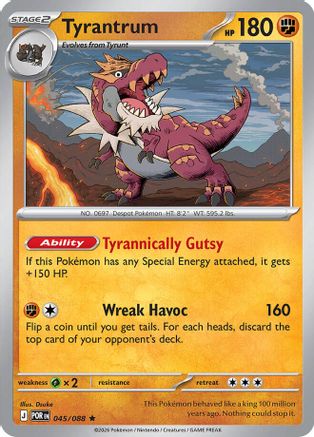 Tyrantrum 045/088 - Reverse Holofoil Perfect Order