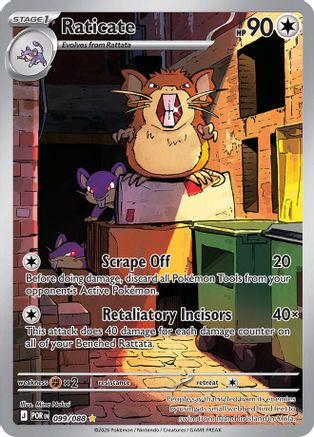 Raticate 099/088 - Holofoil Perfect Order