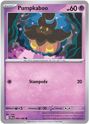 Pumpkaboo 040 ME04 Chaos Rising