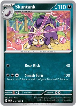 Skuntank 054 - Reverse Holofoil ME04 Chaos Rising