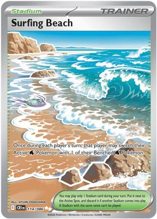Surfing Beach 114 - Holofoil ME04 Chaos Rising