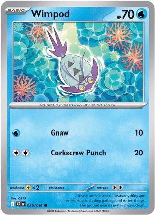Wimpod 025 - Reverse Holofoil ME04 Chaos Rising