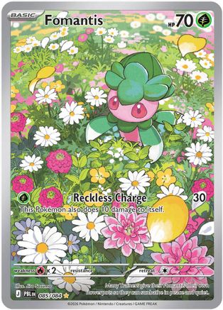 Fomantis 085/084 - Holofoil ME05 Pitch Black