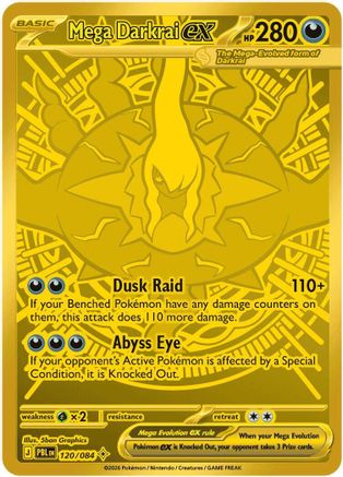 Mega Darkrai ex 120/084 - Holofoil ME05 Pitch Black