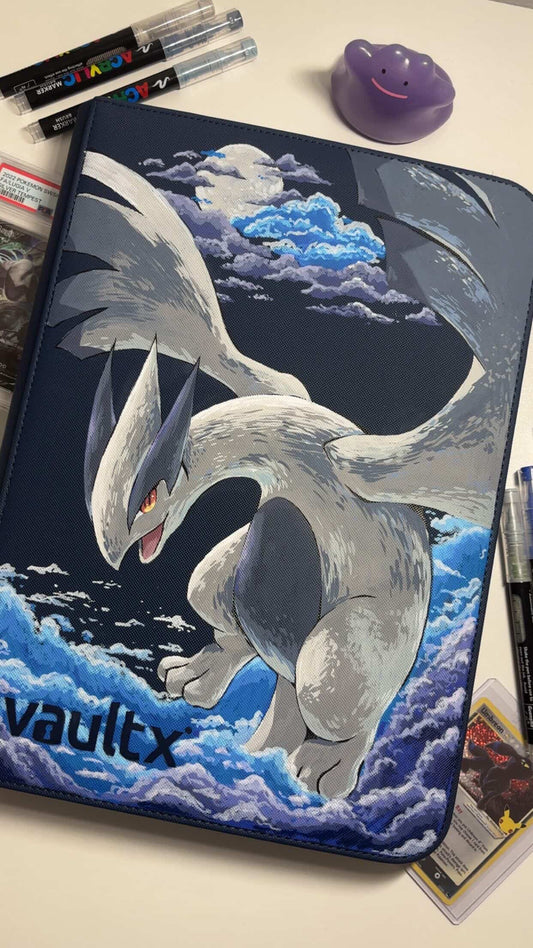 *Pre-Order* Custom Commission Painted Binder by @vitto.tcg