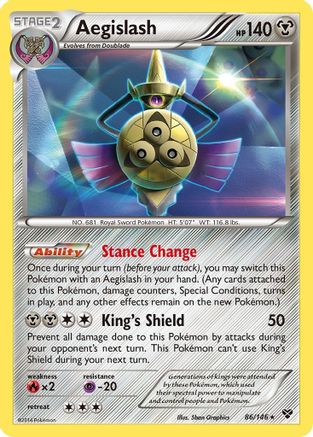 Aegislash 086/146 - Reverse Holofoil XY Base Set
