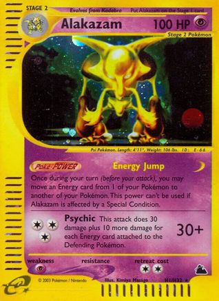 Alakazam H01/H32 - Holofoil Skyridge