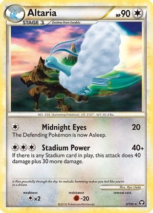 Altaria 002/102 - Holofoil Triumphant