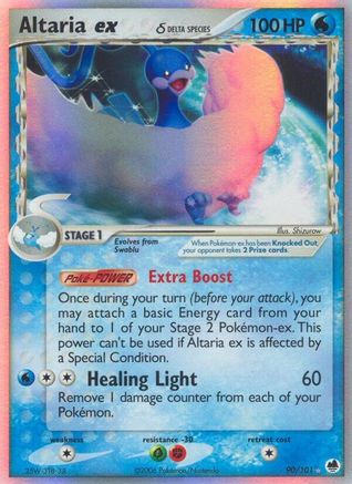 Altaria ex (Delta Species) 090/101 - Holofoil Dragon Frontiers