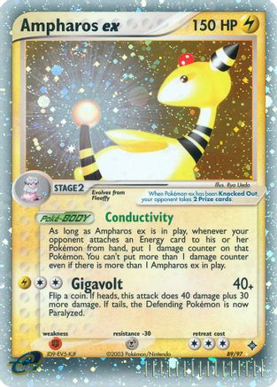 Ampharos ex 089/97 - Holofoil Dragon