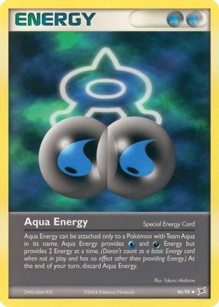 Aqua Energy 086/95 - Reverse Holofoil Team Magma vs Team Aqua