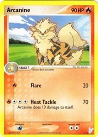 Arcanine 001 EX Trainer Kit 2 Plusle & Minun