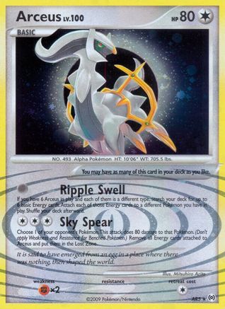 Arceus AR5 - Holofoil Arceus