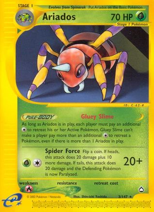 Ariados 003/147 - Reverse Holofoil Aquapolis