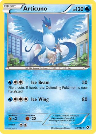 Articuno 032/113 - Reverse Holofoil Legendary Treasures