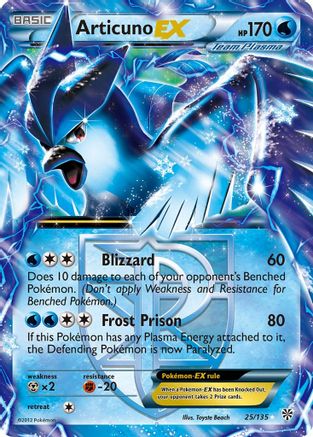 Articuno EX (Team Plasma) 025/135 - Holofoil Plasma Storm