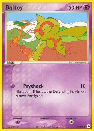 Baltoy 052/101 - Reverse Holofoil Hidden Legends